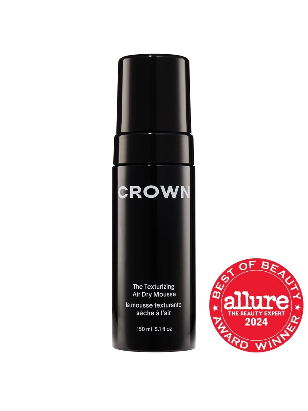 Crown The Texturizing Air Dry Mousse — Black